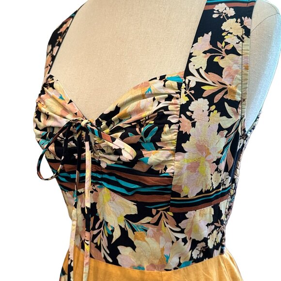 Du Paradis Midi Dress, Multi Color, Size XS - Picture 2 of 9